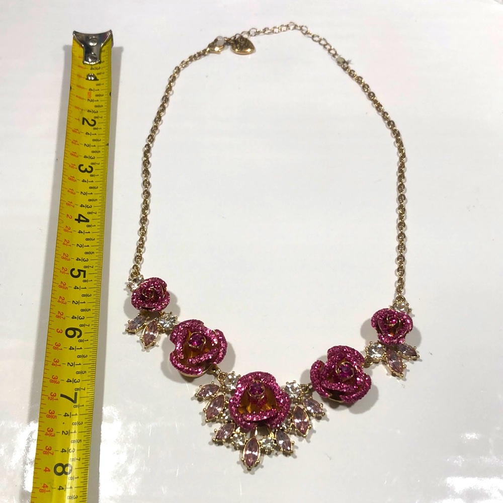 Pink glitter 🌹 necklace 💎